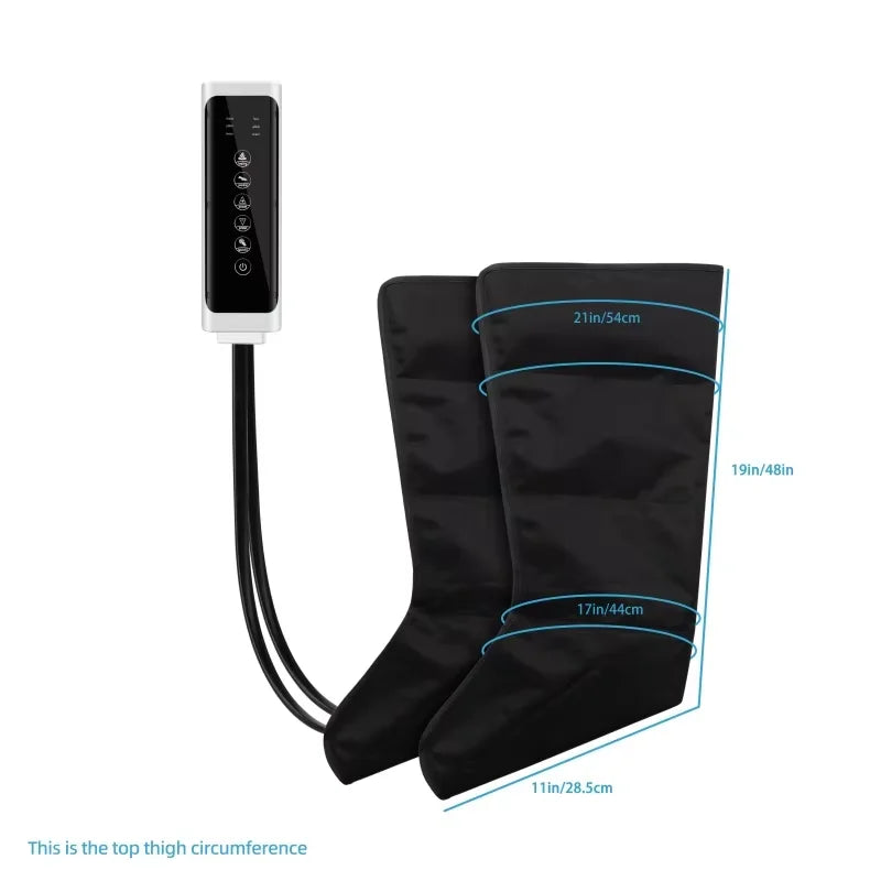 JinKairui Electric Pneumatic Massager for Deep Relaxation of Thighs, Calves and Feet with Remote Control