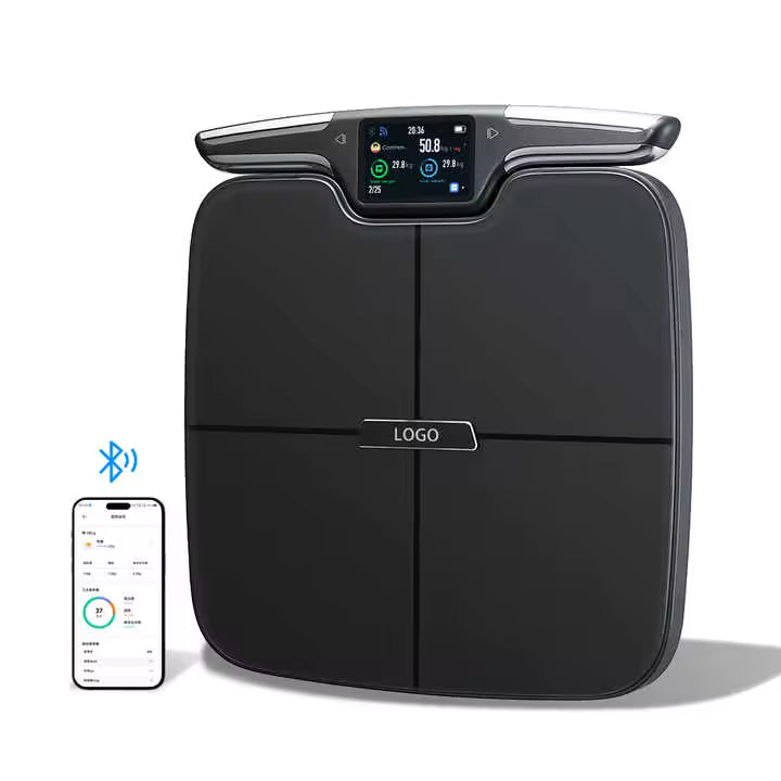 Smart Body Fat Scale 8-Electrode Body Composition Analyzer with Hand & Foot Electrodes for Segmental Muscle Fat Analysis