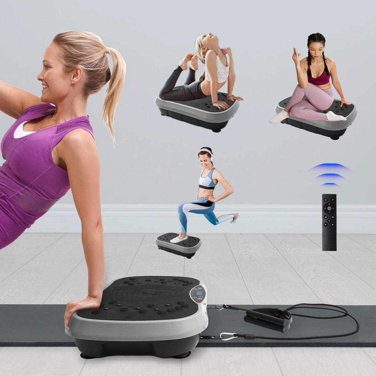 Vibration Plate Exercise Plate Fat Burning Toning Bone Strengthening