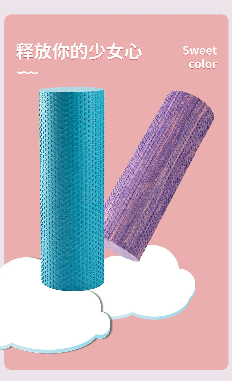 30/45/60cm Eva Foam Roller Pilates Yoga Stretching
