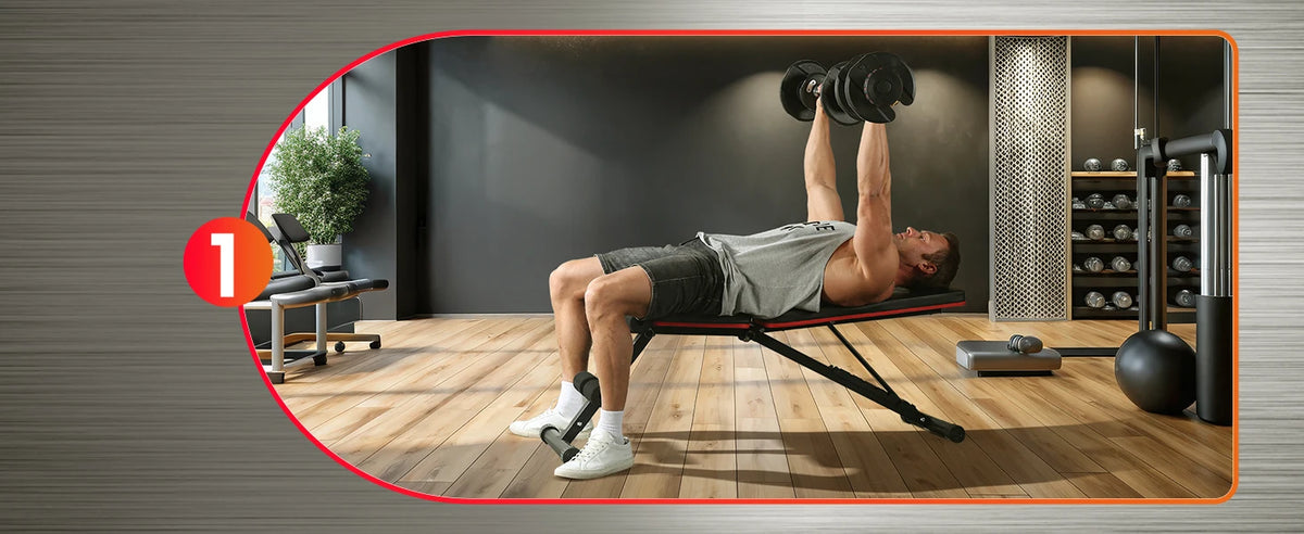 Orinar Adjustable Weight Bench Incline/ Decline