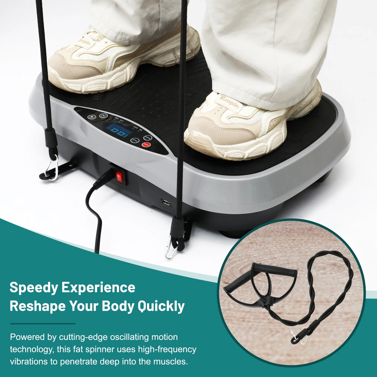 Vibration Plate Exercise Plate Fat Burning Toning Bone Strengthening