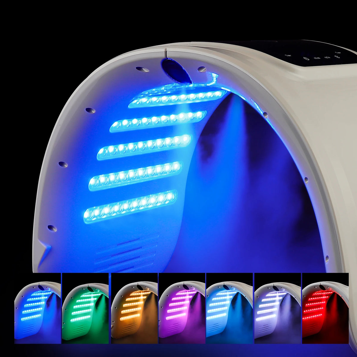 7 Colors LED Photon Rejuvenation Machine With Nano Spray Skin Hydration