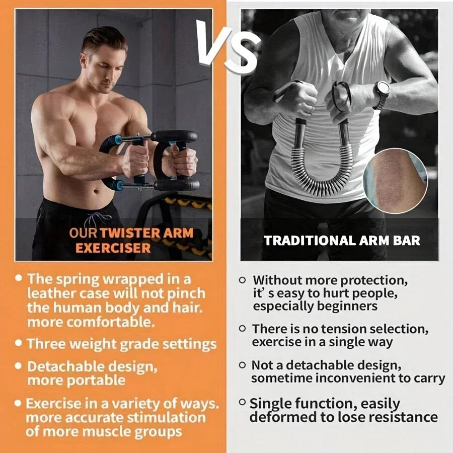 40KG U Shaped Power Twister Bar Men / Woman