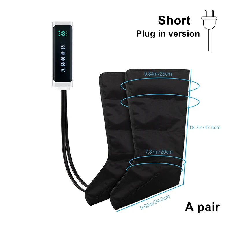 JinKairui Electric Pneumatic Massager for Deep Relaxation of Thighs, Calves and Feet with Remote Control