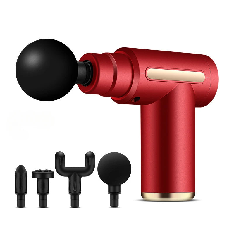 massager instrument portable muscle massage relaxation electric vibrating fascia gun_Clearance_Multifunctional fascia gun