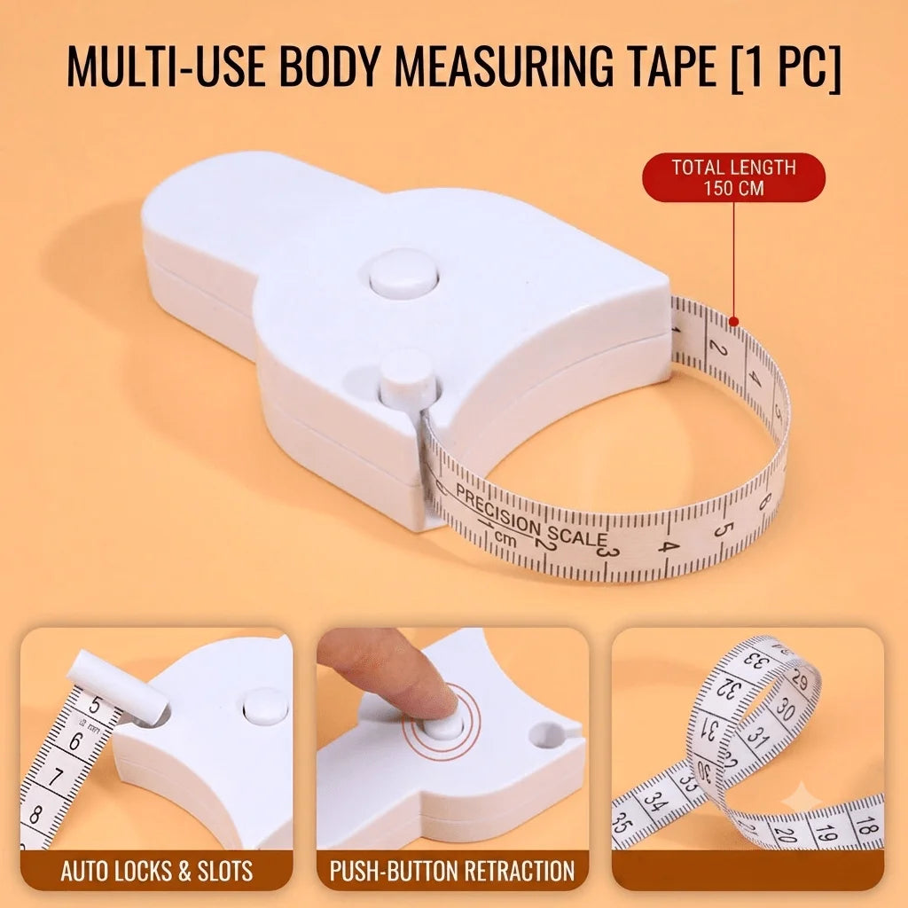 Body Measuring Tape  Soft Ruler For Waist, Chest, Arm And Body