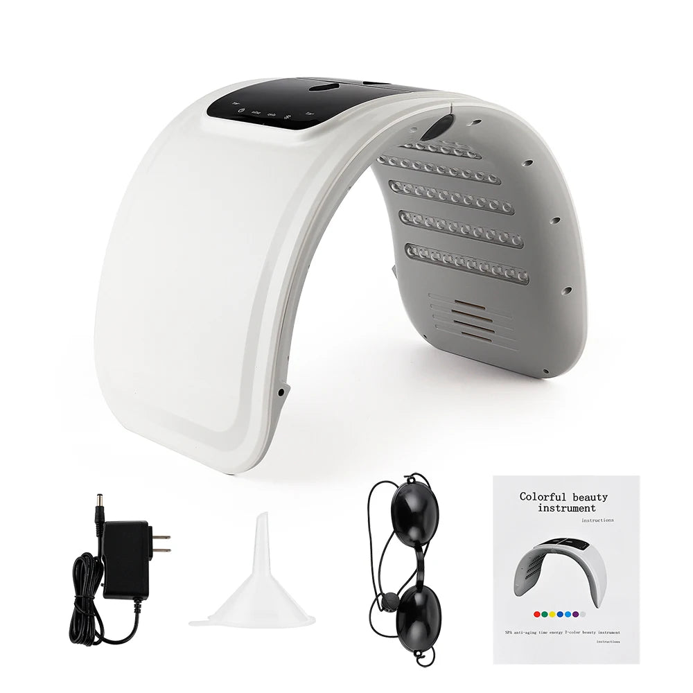 7 Colors LED Photon Rejuvenation Machine With Nano Spray Skin Hydration