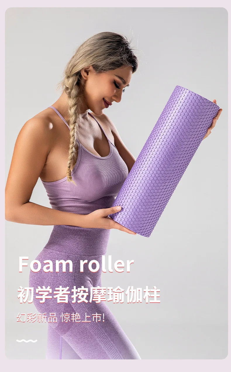 30/45/60cm Eva Foam Roller Pilates Yoga Stretching
