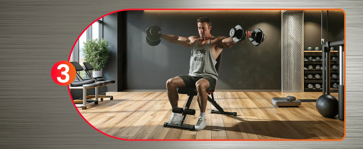 Orinar Adjustable Weight Bench Incline/ Decline