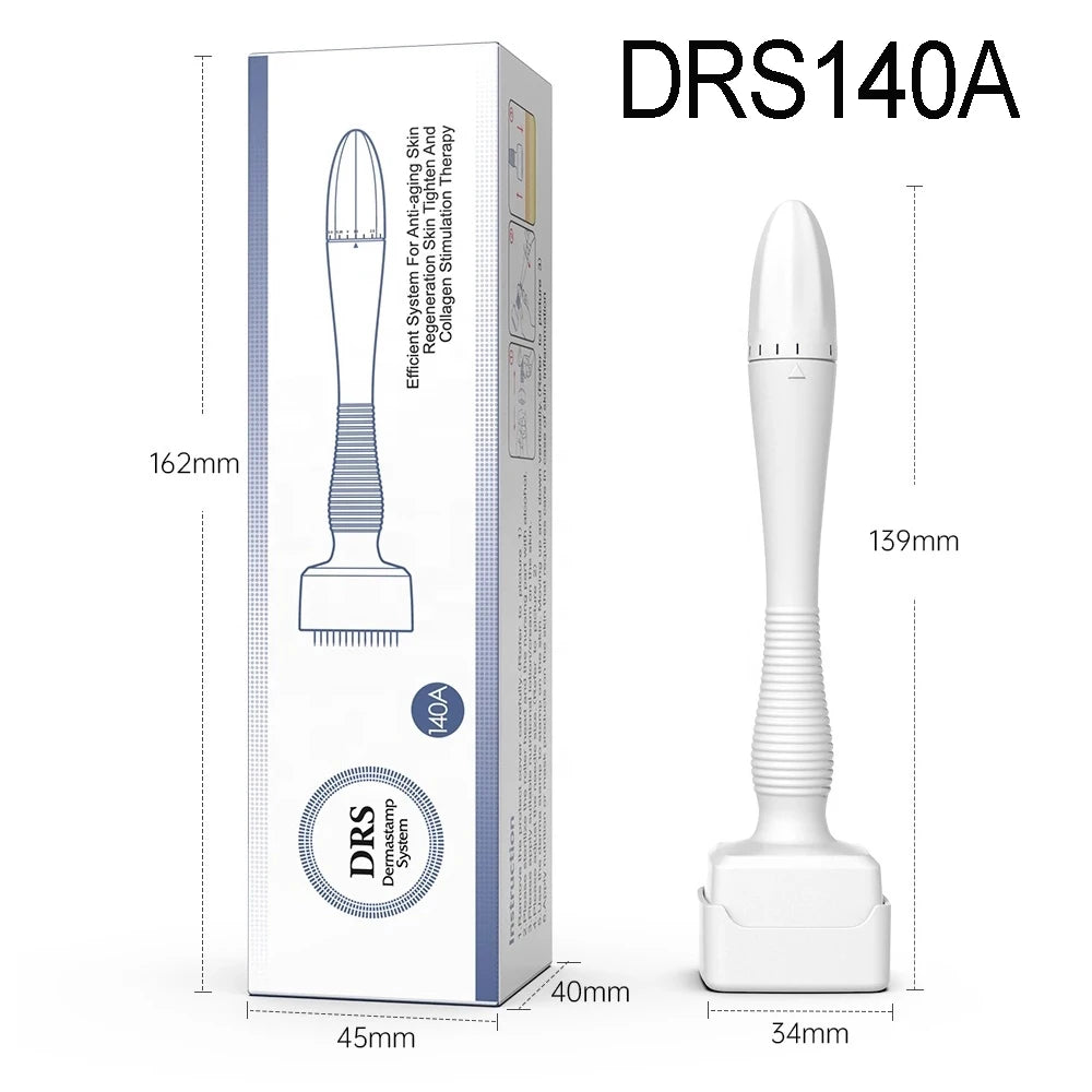 Professional Derma Stamp Roller Adjust Micro Needle DRS 140A Dermastamp Microneedle Microneedling Beauty Skin Care Tool 0.2mm