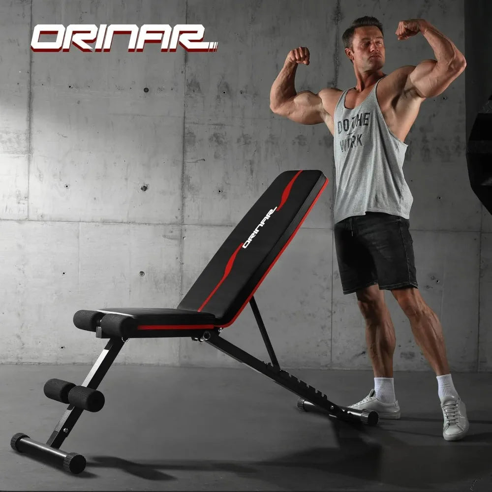 Orinar Adjustable Weight Bench Incline/ Decline