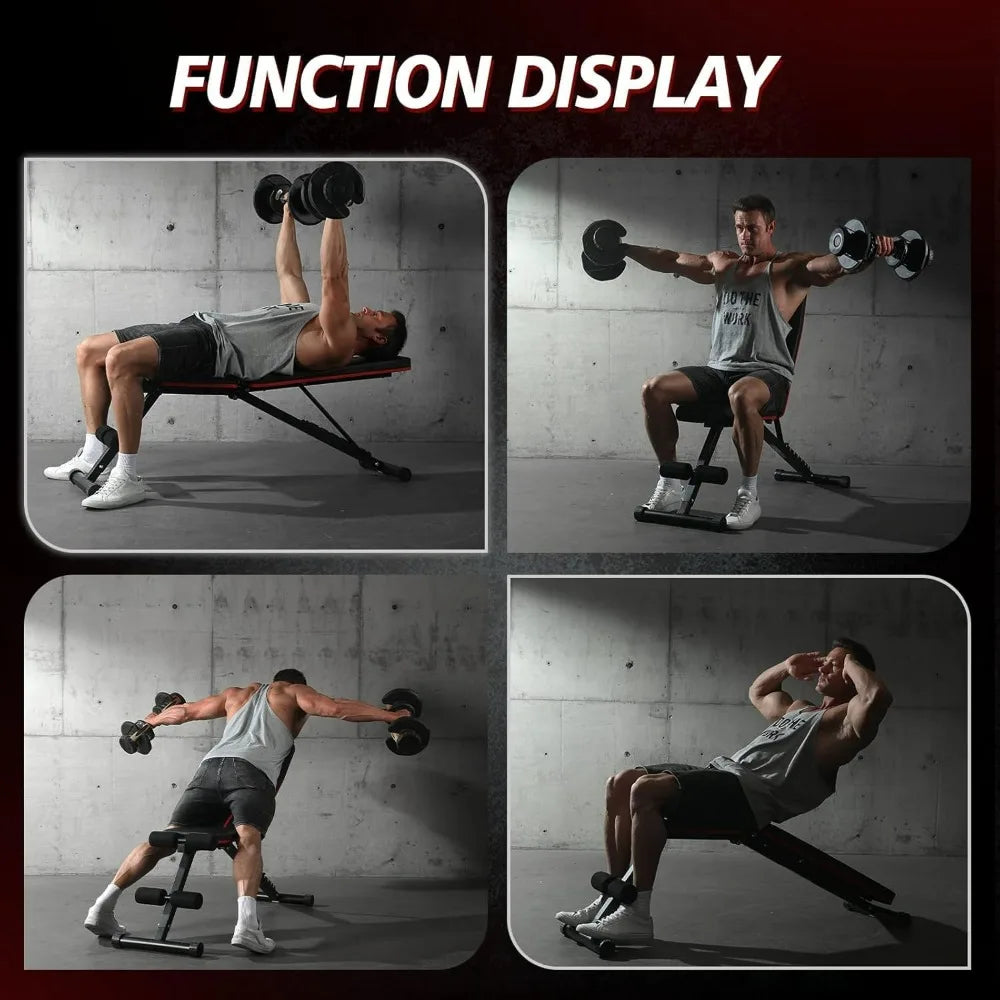 Orinar Adjustable Weight Bench Incline/ Decline