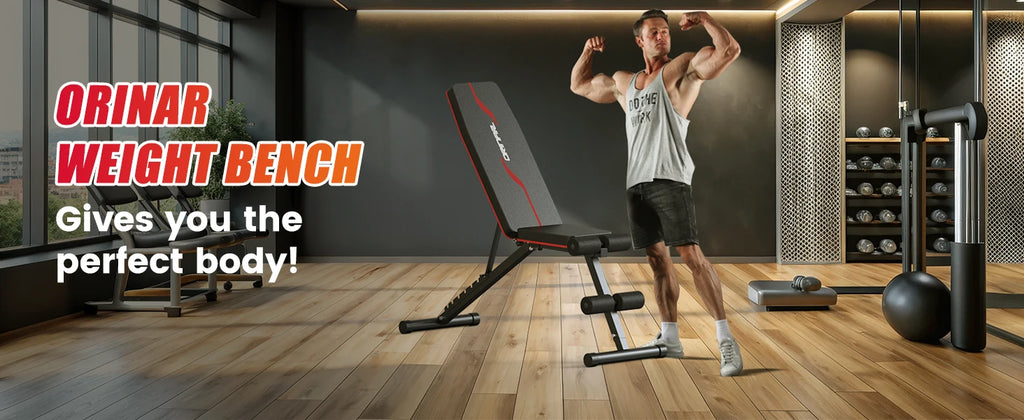 Orinar Adjustable Weight Bench Incline/ Decline