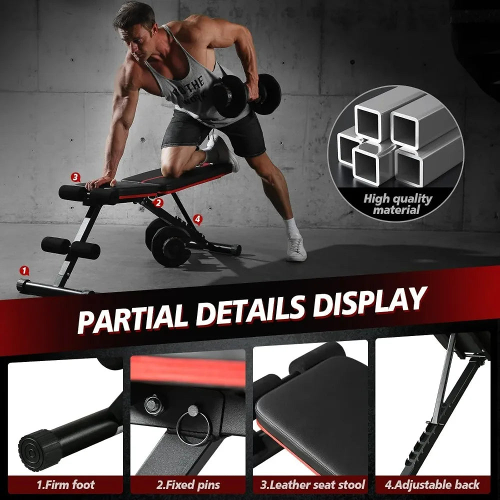 Orinar Adjustable Weight Bench Incline/ Decline