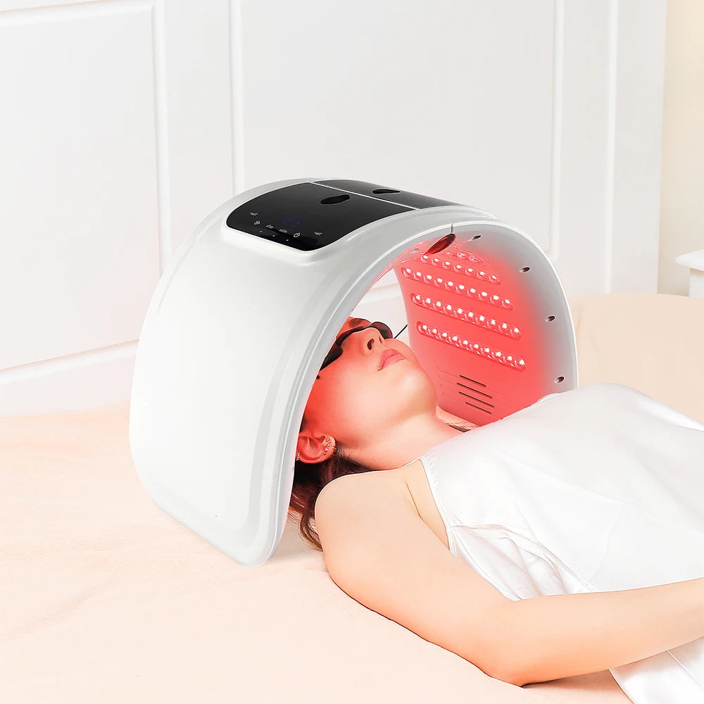 7 Colors LED Photon Rejuvenation Machine With Nano Spray Skin Hydration