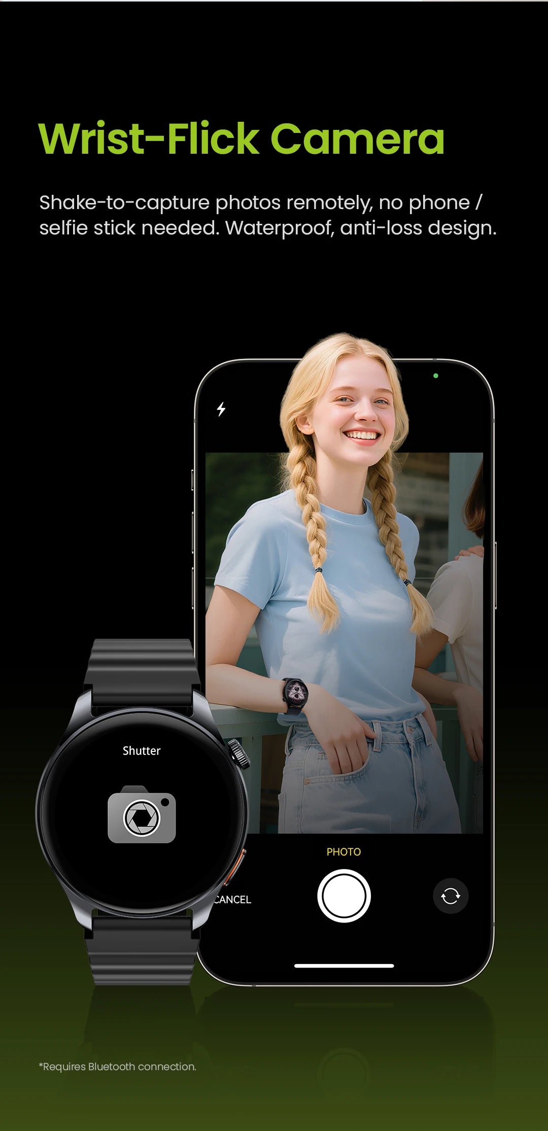 HAYLOU Watch 4S GPS Smartwatch 1.43” HD AMOLED Display 5 Satellite GPS Positioning 120+ Workout Modes Sport Fitness Smart Watch
