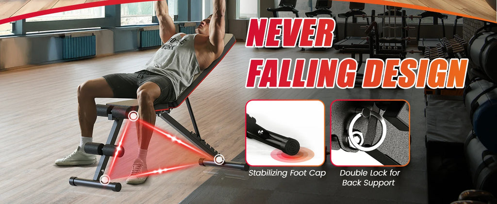 Orinar Adjustable Weight Bench Incline/ Decline